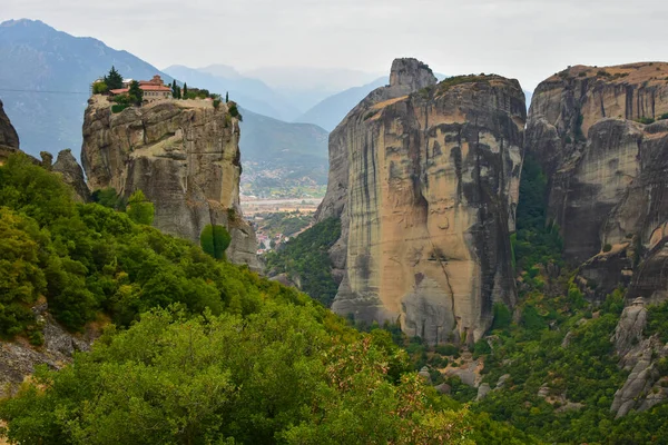 Monastery Holy Trinity Meteora Greece — Stock Photo, Image