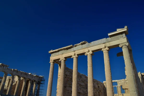 Erechtheion Parthenon Acrópole Atenas Grécia — Fotografia de Stock