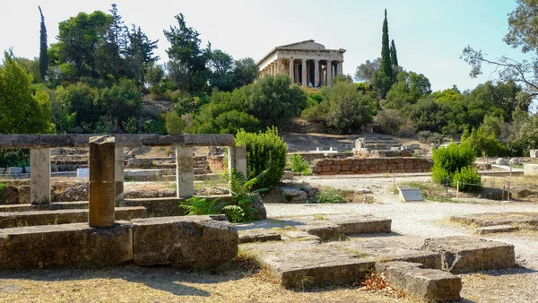 Templo Hephaestus Hephaisteion Ágora Antiga Atenas Grécia — Fotografia de Stock