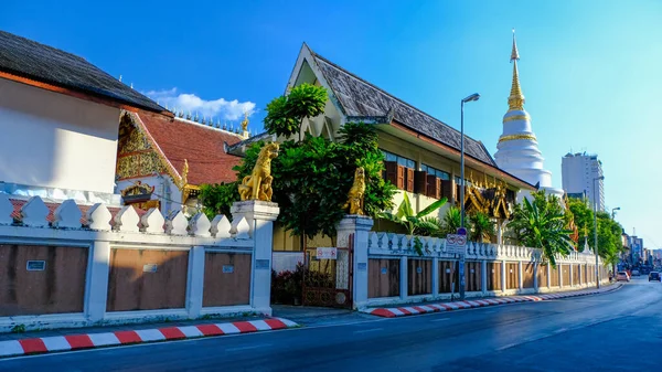 Een Boeddhist Tempel Chiangmai Thailand — Stockfoto