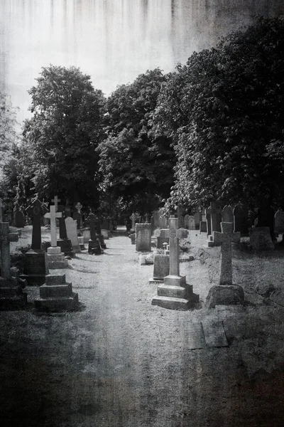 Cimetière Grunge — Photo