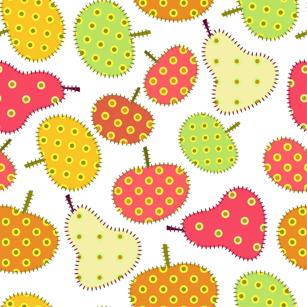 秋の果物飾り — ストックベクタ