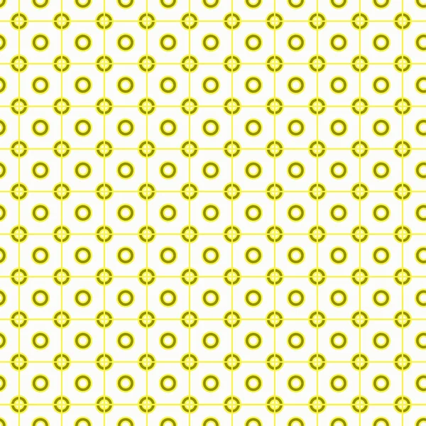 ライトの黄色いシームレスなパターン — ストックベクタ