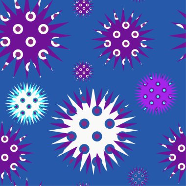 Dekoratif sorunsuz mutlu bayram desen parlak elemanları ile