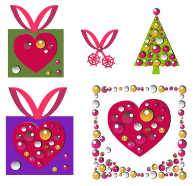 Yeni yıl tebrik kartları için içeriği ayarla