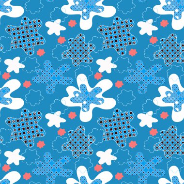 Kesintisiz çizgi film kış desen