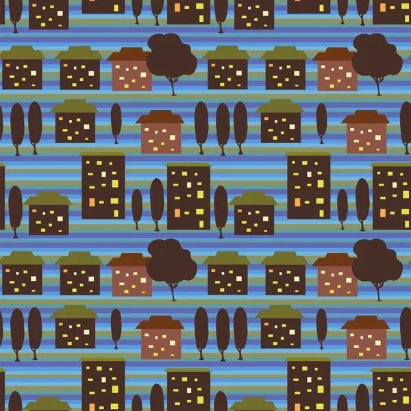 night city seamless pattern