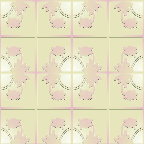 Ornamento de Pascua sin costuras — Vector de stock