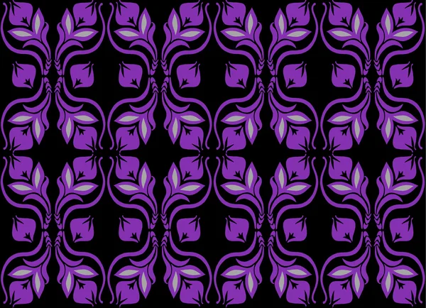 Lilac seamless pattern — Stock Vector