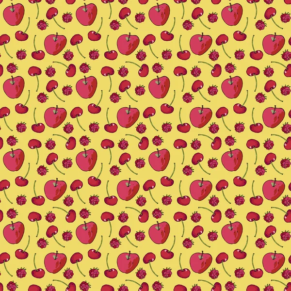 Ornement de fruits — Image vectorielle