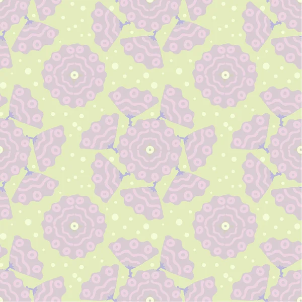 Pink floral pattern — Stock Vector