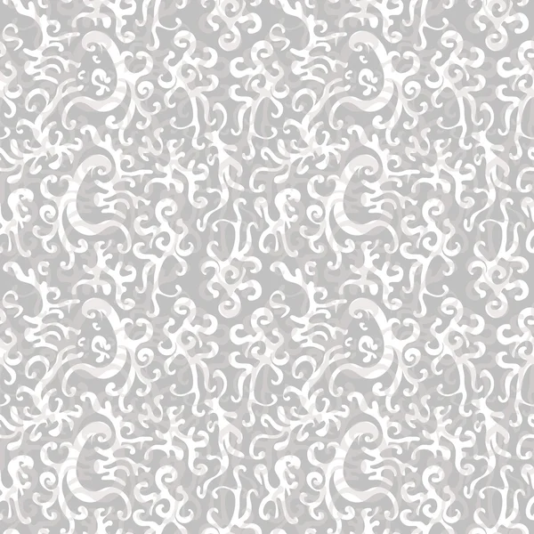 Patrón abstracto decorativo sin costuras con motivos florales — Vector de stock