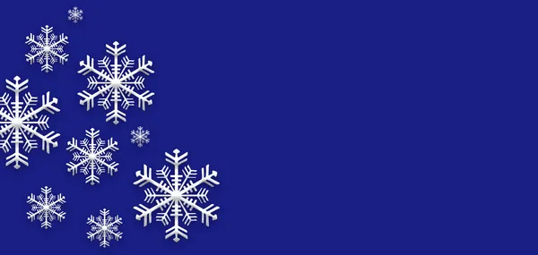 God Jul Och Gott Nytt Hälsning Banner Horisontell Nyår Bakgrund — Stockfoto