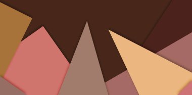 Sanat afişi tasarımı için güzel soyut 3d geometrik katmanlar