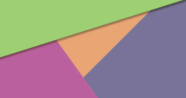 Abstract Colorful Geometric Shapes Art Banner Concept — Fotografia de Stock