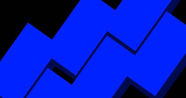 Siyah zemin üzerinde güzel soyut geometrik şekiller. Sanat şekli dokusu