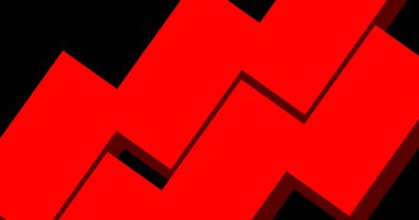 Siyah zemin üzerinde güzel soyut geometrik şekiller. Sanat şekli dokusu