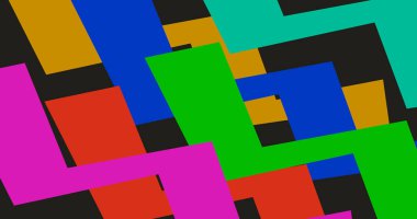 Güzel soyut renkli geometrik pankart konsepti. Sanat tasarımı illüstrasyonu