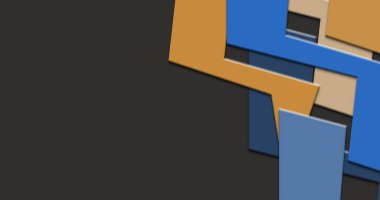 Güzel soyut renkli geometrik pankart konsepti. Sanat tasarımı illüstrasyonu