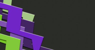 Güzel soyut renkli geometrik pankart konsepti. Sanat tasarımı illüstrasyonu