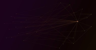 Fütürist bilgi teknolojisi ile soyut modern arka plan. Sanat çizgileri tasarımı