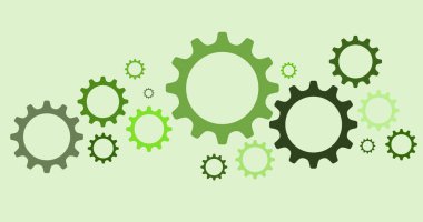 Sanat dünyasının logoti için güzel renkli karikatür mekanizması