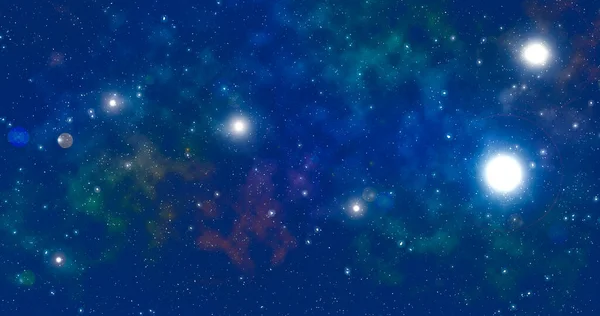 Prachtig Kleurrijk Sterrenbeeld Met Sterren Diepe Ruimte Kosmische Achtergrond — Stockfoto