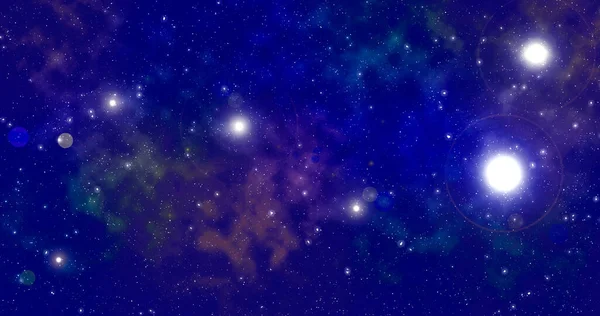 Beautiful Colorful Constellation Stars Deep Space Cosmic Background — Stock Photo, Image