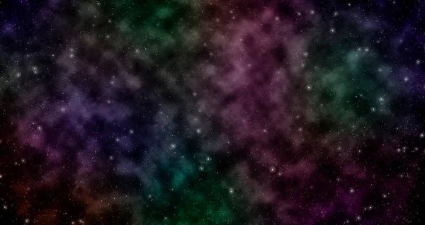Hermosa Constelación Colorida Con Estrellas Espacio Profundo Fondo Cósmico —  Fotos de Stock