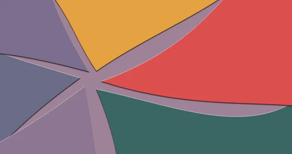 Красивый Красочный Геометрический Фон Бумажными Слоями Концепции Художественного Дизайна — стоковое фото