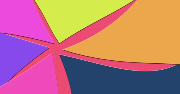 Beautiful Colorful Geometric Background Paper Cut Layers Art Design Concept — Stock Photo, Image