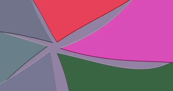 Beautiful Colorful Geometric Background Paper Cut Layers Art Design Concept — Stock Photo, Image