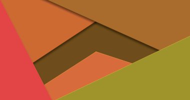 Abstract geometric background with paper cut effect for art design