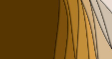 Sanat afişi tasarımı için soyut renkli katmanlar. Eğri çizgi dokusu