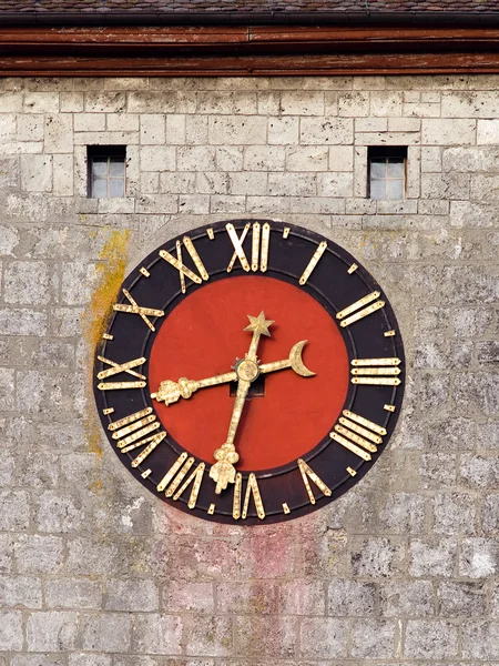 Medieval clock face — Stock Photo, Image