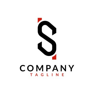yaratıcı basit s harf logo tasarım vektör şablonu