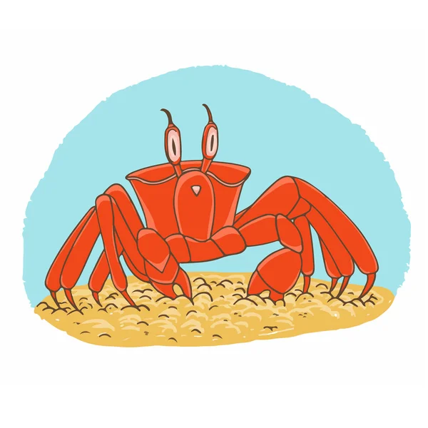 Vector crab — Stock Vector