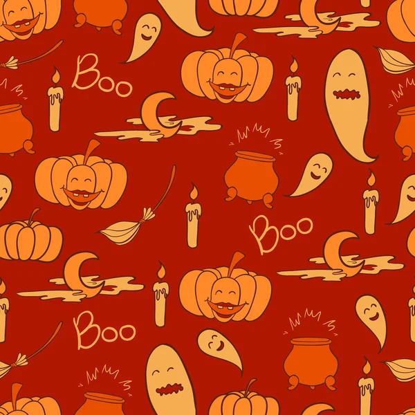 Laranja halloween fundo — Vetor de Stock