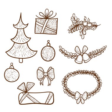 Noel dekorasyon ayarla