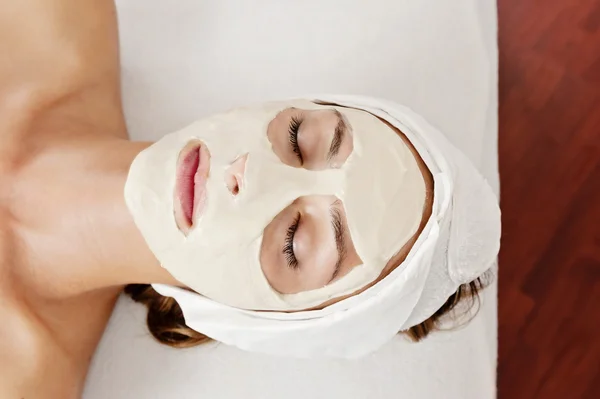 Yüz maskesi tedavisi — Stok fotoğraf