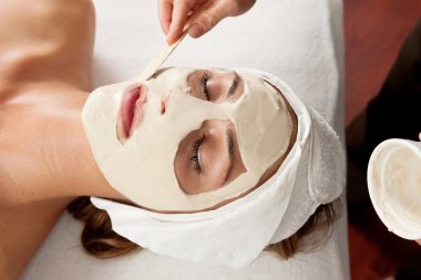 beauty treatment, mask clipart