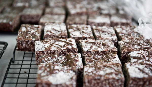 Brownies de chocolate — Fotografia de Stock