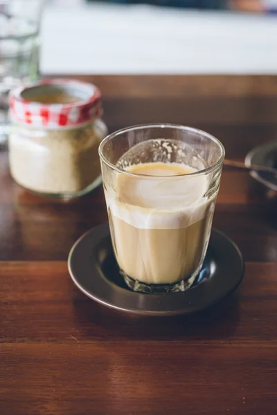 Coffee piccolo latte — Stock Photo, Image