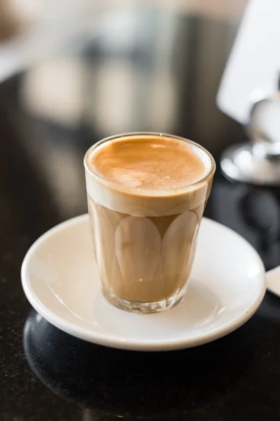 Flat white coffee — Stock Photo, Image