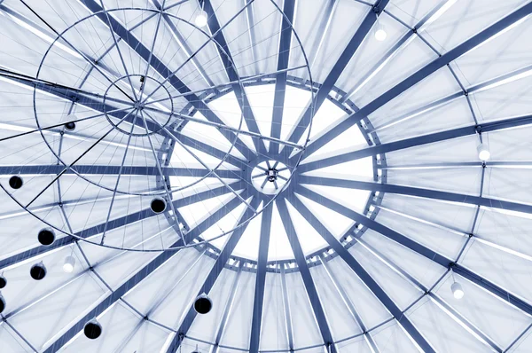 Circular glass roof — Stock Photo, Image