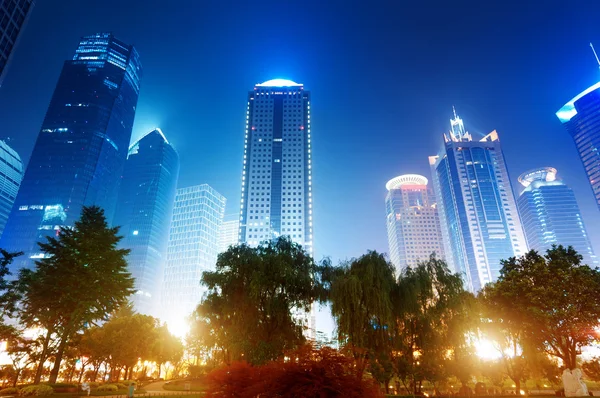 Shanghai por la noche — Foto de Stock
