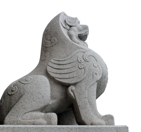 Chinese stone lions — Stock Photo, Image