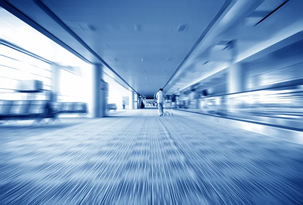 Passeggeri in aeroporto — Foto Stock