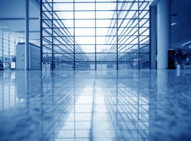 Modern binanın içi