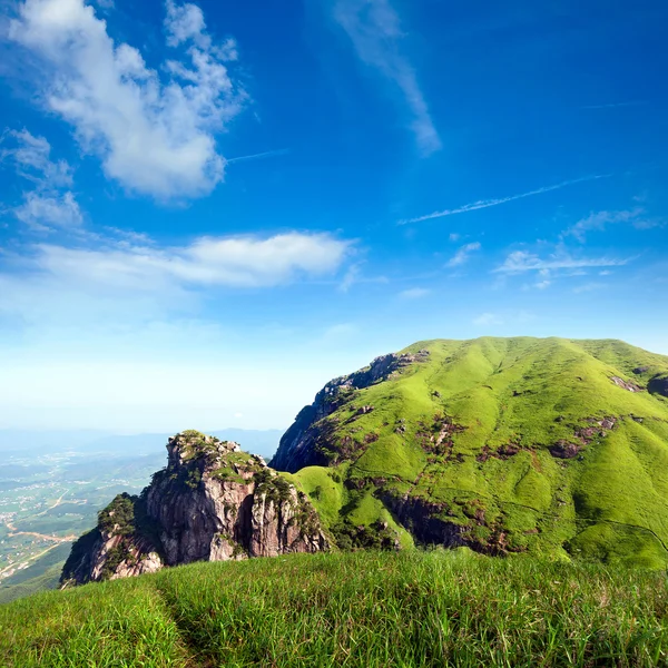 Vale da montanha — Fotografia de Stock